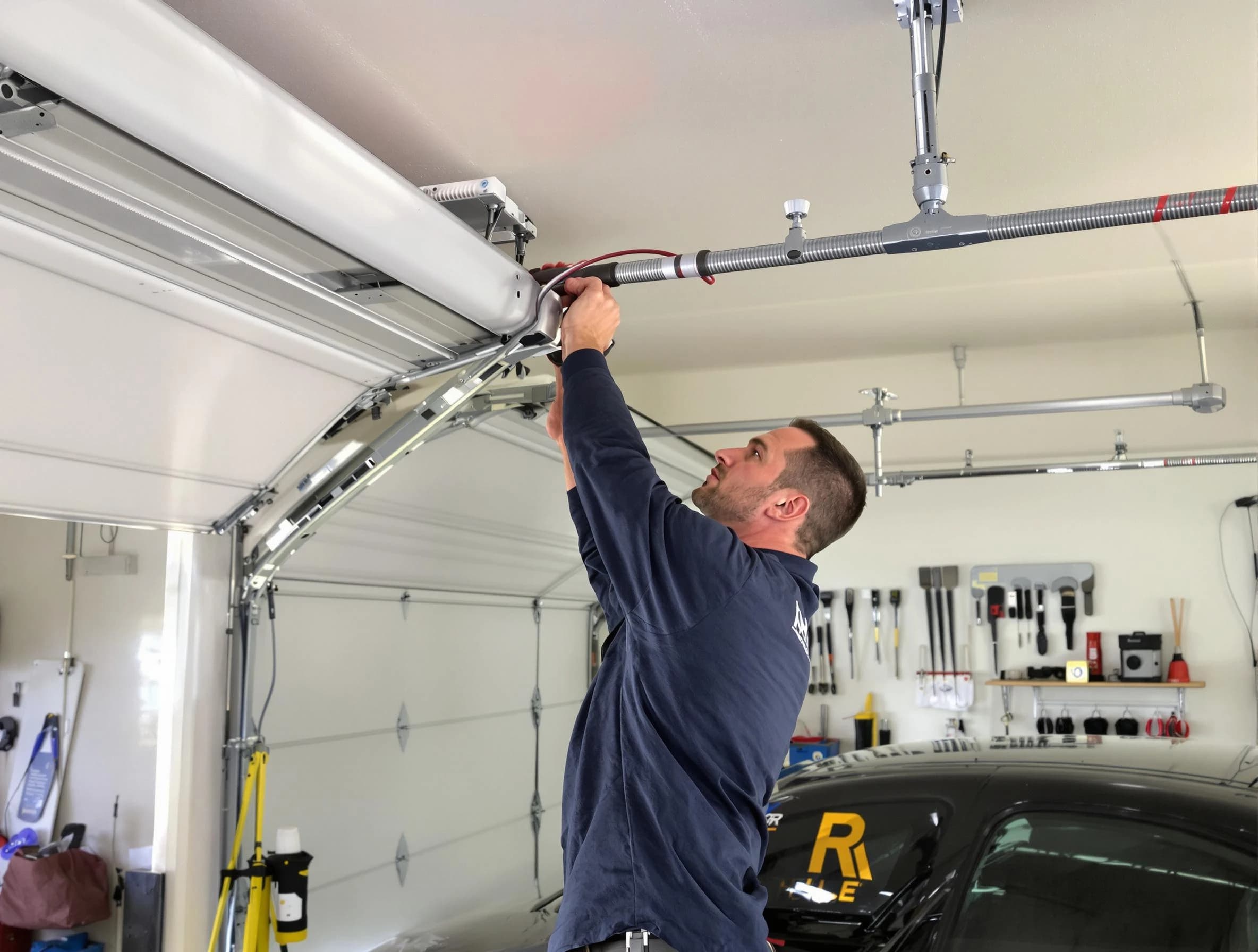 Golden Garage Door Repair technician performing garage door cable repair in Golden