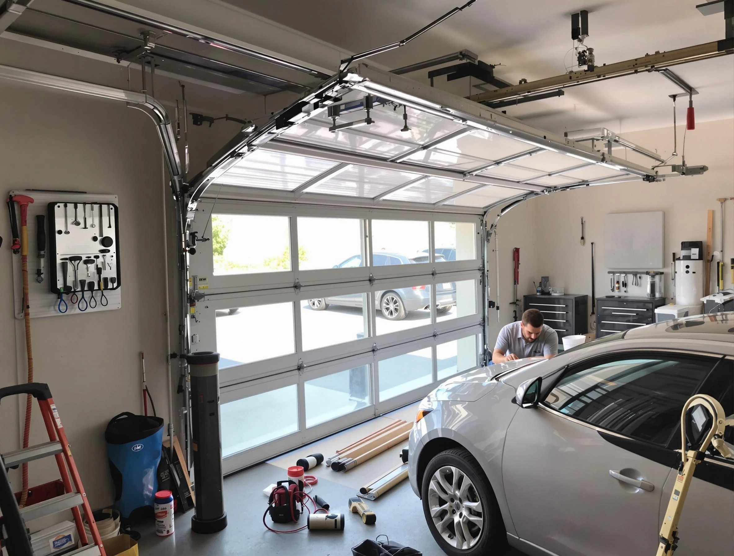 Garage door noise reduction service by Golden Garage Door Repair in Golden