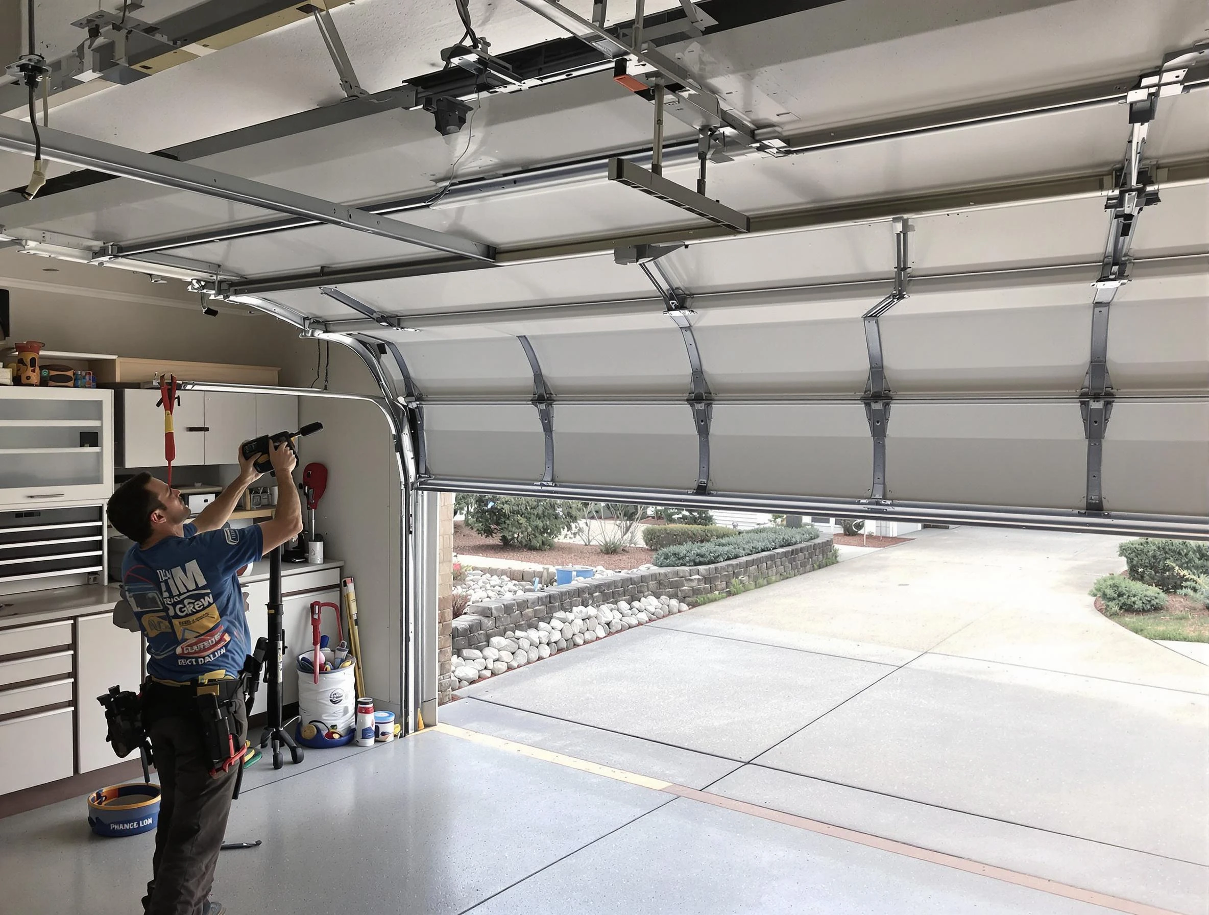 Garage door track repair service by Golden Garage Door Repair in Golden